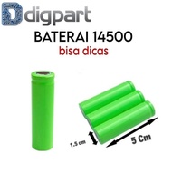 Baterai 3.7v Cas Charger Type 14500 Li-ion 500mAh
