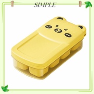 SIMPLESHOP Ice Cube Mold, with Lid Mini Ice Cube Trays,  Easy Release 8 Cubes Each Freezer Storage B