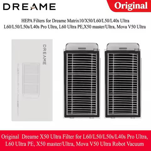 Dreame X50 Ultra Filter for L60/L50/L50s/L40s Pro Ultra, L60 Ultra PE, X50 Master/Ultra, Mova V50 Ul