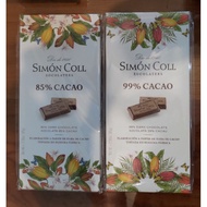 [Spain Simon Coll 99%/85% Dark Chocolate Chip 85g