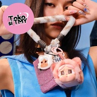 [READY INSTANT] CRYBABY Wild but Cutie Series-Phone Charm Strap Lanyard Blush ORIGINAL Popmart