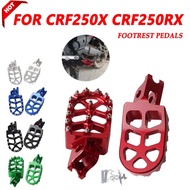 For Honda CRF250X CRF250RX CRF 250RX 250X 250 RX 2022 Motorcycle Accessories FootRest Footpegs Foot 