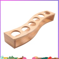 Shot Glass Holder Set-1Oz/30Ml Shot Glass Set Bamboo Shot Glass Holder, 6Pcs Shot Glass Set, Perfect