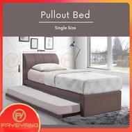 Fayeyang Single Pull Out Fabric Bed Frame Katil tarik Katil Kain Katil bujang Single Divan Bed Doubl