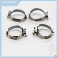 Dental 4 Pcs/Pack Molar Band With U1L1 Single Tube Roth 022 Convertible Buccal Tube With Cleat