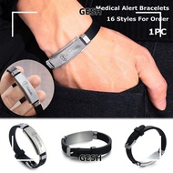 GESH Bangles  Stainless Steel Silicone Diabetes