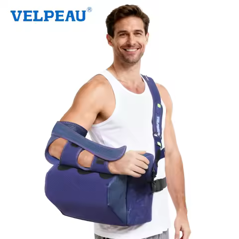 VELPEAU Shoulder Abduction Sling with Multi-angle Pillow, Shoulder Brace for Rotator Cuff Surgery an