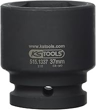 Hexagon impact socket, short, 3/4", 37mm