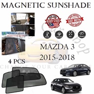 Mazda 3 Sedan/Hatchback 2015-2025 Ideally Magnetic Sunshade