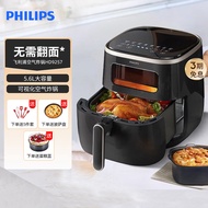 Philips Air Fryer Large Capacity Automatic Home Use HD9257 Brand Visual Kitchen Appliance Non-Stick 