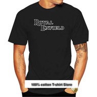 New Enfield Royal Text Style Retro Motorcycle Print T-Shirt