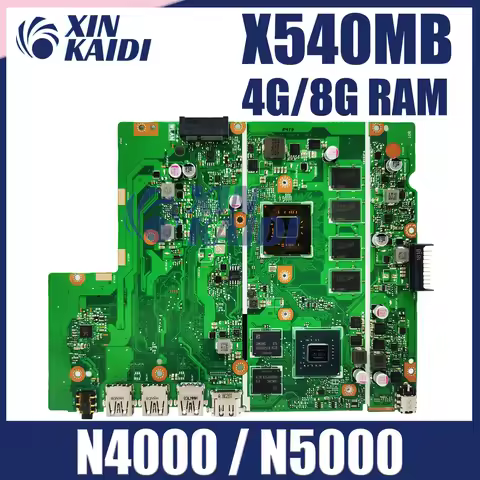 X540MB Mainboard For ASUS X540M A540M X540MB X540MA Laptop Motherboard With N5000 N4000 920MX 8GB 4G