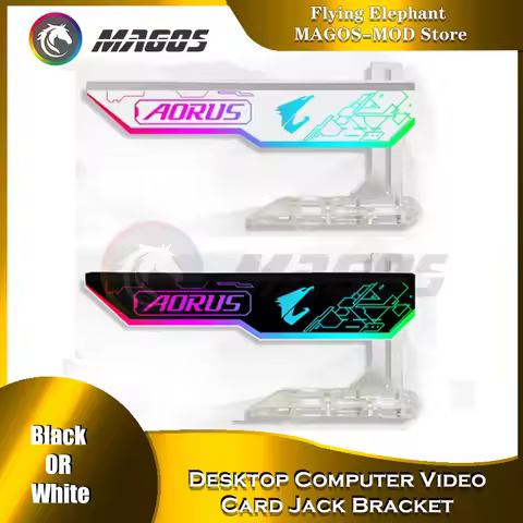 Fantasy GPU Bracket ARGB AURA SYNC Video Card Jack Bracket Vertical Installation For ASUS MSI AORUS 