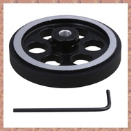 200X6mm Industrial Aluminum Rubber Measuring Rotary Encoder Meter Wheel(R F C V)