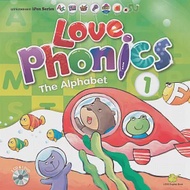 LOVE Phonics 1 The Alphabet：認識字母(一書+3CD+1DVD+1海報+1手冊) 作者：東西圖書編輯部