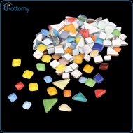 Mosaic Tiles Craft Flowerpot Vase Crystal Glass Pieces Craft Irregular Stone