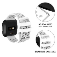 全城熱賣 - 適用於 FITBIT Versa 透氣款手錶錶帶（白色）