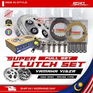 Super Clutch Set | Full Set | 65 - 70 High Spec - Racing Type For Yamaha Exciter 150 / Y15ZR | Clutc