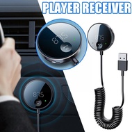 Onelesy Car Bluetooth 5.0 FM Transmitter เครื่องเสียงรถยนต์ 5.0 Audio Kit Aux Car FM Wireless Aux Transmiter ตัวรับ Bluetooth Hand S5A4