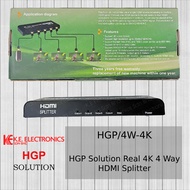 HGP Solution Real 4K 4 Way HDMI Splitter