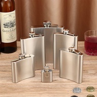 【COD&amp;Ready Stock】Portable Leakproof Alcohol Wine Drinking Bottle Hip Flask Whiskey Holder Stainless Steel Liquor Flask