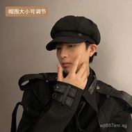 Popular Hat for Men Trendy Japanese Retro Artistic Versatile Octagonal Hat for Men Four Seasons News