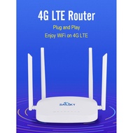 4G Router เร้าเตอร์ ใส่ซิม 4 เสา รองรับ 4G ทุกเครือข่าย fast 4G Speed ใช้งาน Wifi ได้พร้อมกัน 32 use