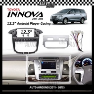 Toyota Innova 2007 - 2015 12.3" BBA Casing Android Installation Dash Kit Player With Socket Accessor
