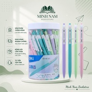 Combo of 4 Deli Oil Ballpoint Pens 0.7mm press tip EQ03336 Xtream Deli Pen