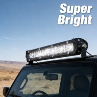 6D 7 Inch Tractor Truck 4WD UAZ Light Bar Off Road UTV Led Camping 2 12V