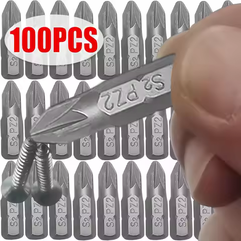 S2 Steel Screwdriver Bit Set for Wood Electric Hex Shank Screwdriver Drill Bits Impact Hex Screw Dri