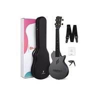 【Enya Nova U】Enya concert ukulele beginner set (carbon fiber) case, strap, capo