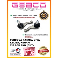 🔥PREMIUM TIE ROD END (OUTER) PERODUA KANCIL VIVA KELISA KENARI SET (2PCS) 【GEBCO】 45046-87285 45047-