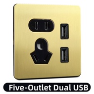BaldeVance | Luxurious Vintage Metal Finish Switch Panel 86 Type