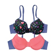 AVON VIELA / LEXI 2pcs Set  FLORAL LACE UNDER WIRE PUSH-UP BRA (  (Size 32A 32B 34A 34B 36A 36B 38A 