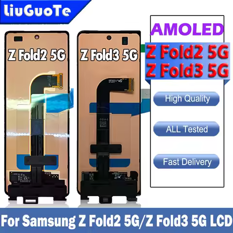 AMOLED For Samsung Z Fold3 5G Z Fold 3 5G F9260 F926B lcd Display Touch Screen For Samsung Z Fold2 L