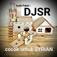 DJSR PACKAGE Syrian Hamster House Hamster House Cute Hamster House Aesthetic Hamster House Hamster C