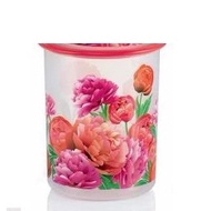 Tupperware Blooming Peonies One Touch Canister Junior 1.25L - 1pc