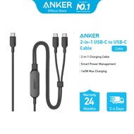 Anker 2-in-1 USB-C to USB-C Cable (4ft, 140W) A8895 | 2-in-1 | Smart Power Allocation