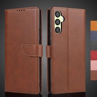 Ốp lật Ví Ốp da cho Samsung Galaxy A24 4G 6.5 "Chất liệu Da PU Túi đựng điện thoại bao da bảo vệ Cap