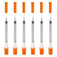 Disposable Syringe 0.5ML1ML Small Capacity Syringe Hand Push Type Plastic Syringe 30 31G