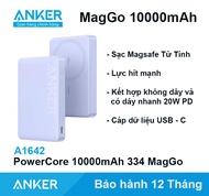 Pin sạc dự phòng Magsafe Anker 5000mAh MagGo 622 Không dây Kèm Chân dựng - A1611 cho Iphone 12 13 14