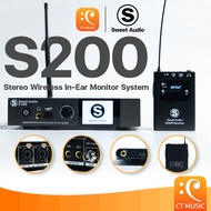 Sweet Audio S200 Stereo Wireless In-Ear Monitor System เอียร์มอนิเตอร์ อินเอียร์มอนิเตอร์ ซิสเท็ม S 200 SweetAudio InEar