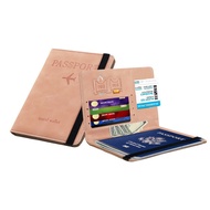 passport cover Perlindungan berkualiti tinggi Spot beg pasport kulit pu Amazon rfid pemegang pasport