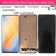 6.56" Original LCD For VIVO X50 Pro X50Pro+ LCD Display Screen Touch Digitizer Assembly For Vivo X50