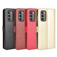 Suitable for LG Wing Phone Case LG WING Phone Leather Case Flip wing Crazy Horse Pattern Lanyard Car