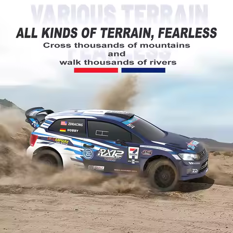 ZD Racing 1:12 RX12 Brushless Car 70KM/H 4WD 3S 2200mAh 6CH 350M Rally Vehicle