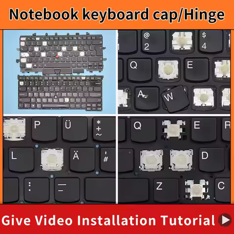 Replacement Keycap Key cap &Scissor Clip&Hinge For Lenovo ThinkPad X1 Carbon Gen 3RD 4TH 5th 6th GEN