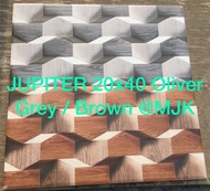 Keramik Dinding 20x40 Kasar JUPITER Oliver Brown / Grey