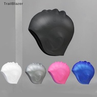 【TBSG】 Ear Protection Cap,increase Silicone Swimming Cap, Ear Protection, Hair Protection, Waterproo